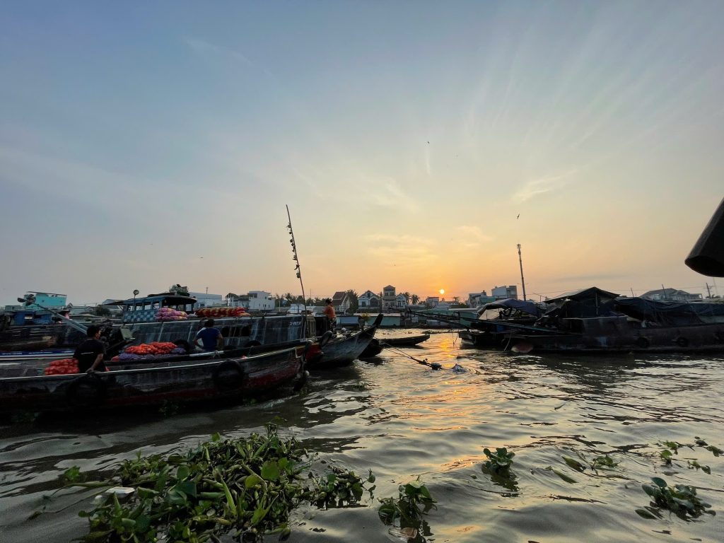 Sunrise in the Mekong
