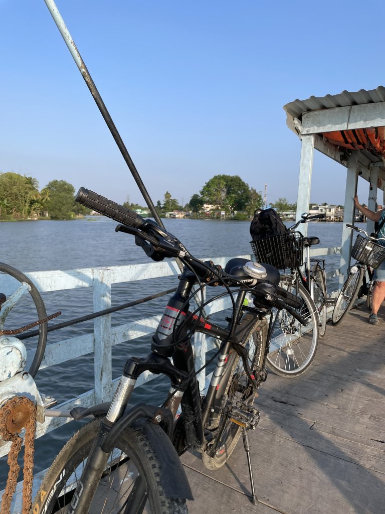 cycling tour in mekong